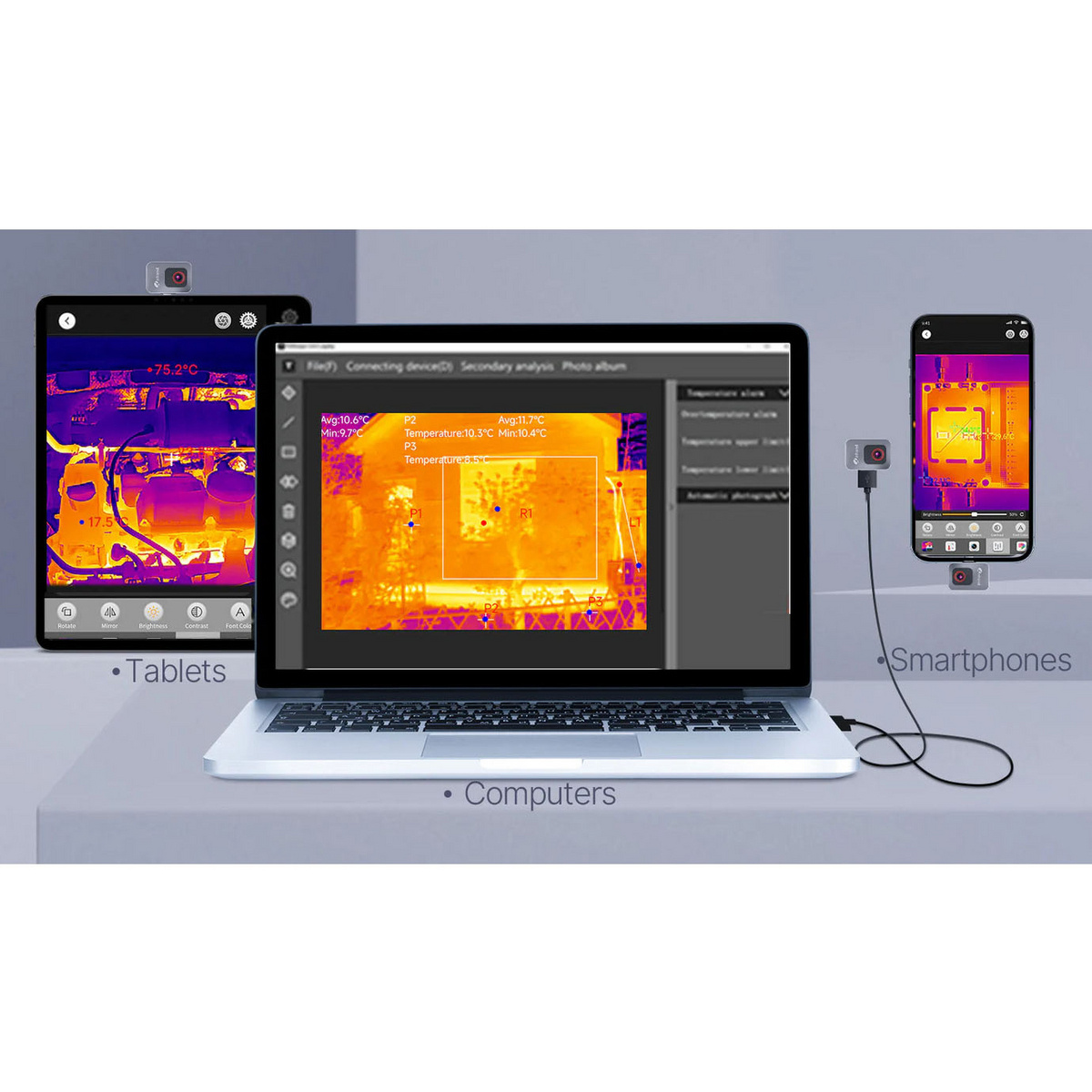 Thermal Master lämpökamera P2PRO android