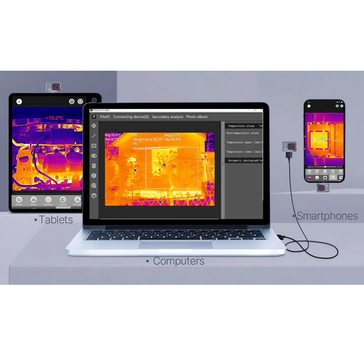 Thermal Master lämpökamera P2PRO iOS