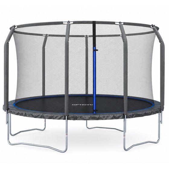 OptiGym trampoliini Sky 4.3 m turvaverkolla