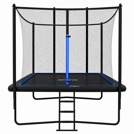 OptiGym trampoliini Sky Max 5.2x3 m turvaverkolla