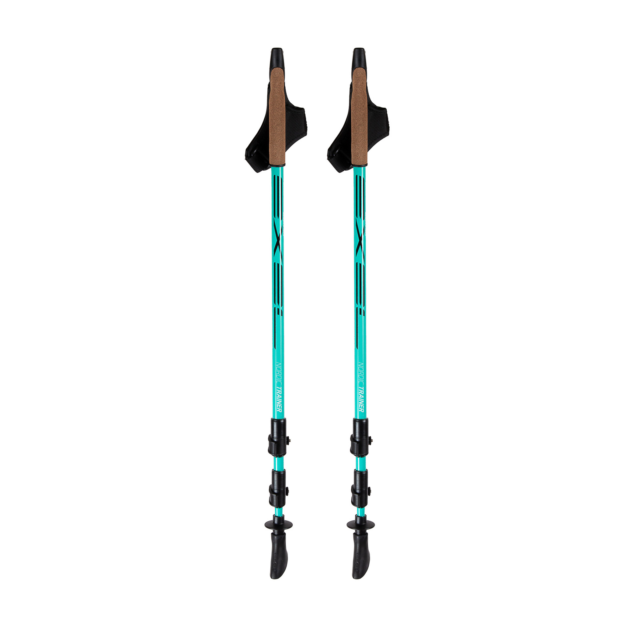 Exel Nordic Trainer Oeb Qr Säädettävät kävelysauvat Cyan 100-135cm