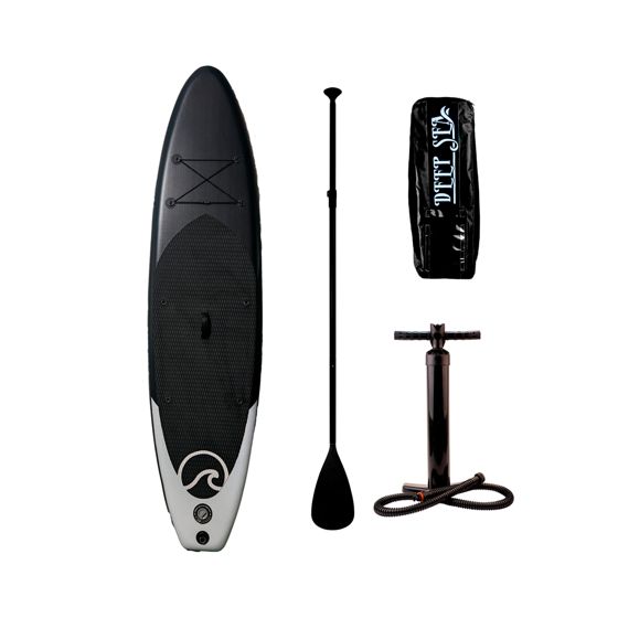 Deep Sea SUP-lautasetti Pro, musta