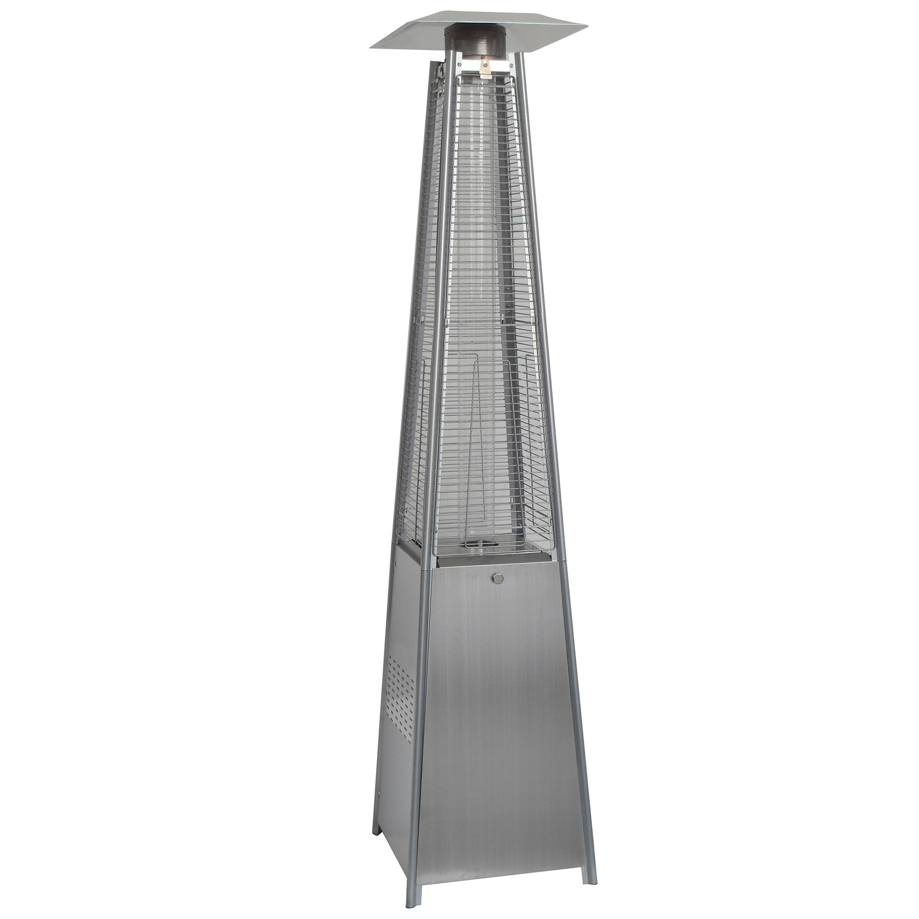 Fornorth Terassilämmitin Pyramid, 13kW kaasukäyttöinen, rosteri