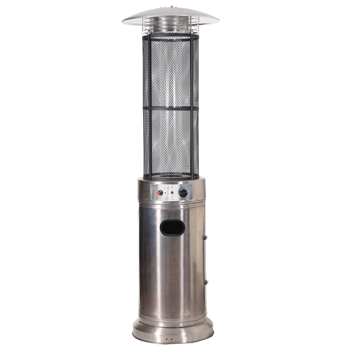 Fornorth Terassilämmitin Tube, 11kW kaasukäyttöinen, rosteri