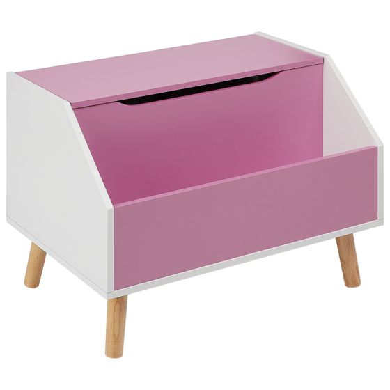 Lelulaatikko CASPER 43 cm Vaaleanpunainen