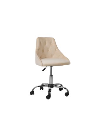 Työtuoli pyörivä PARRISH sametti Beige