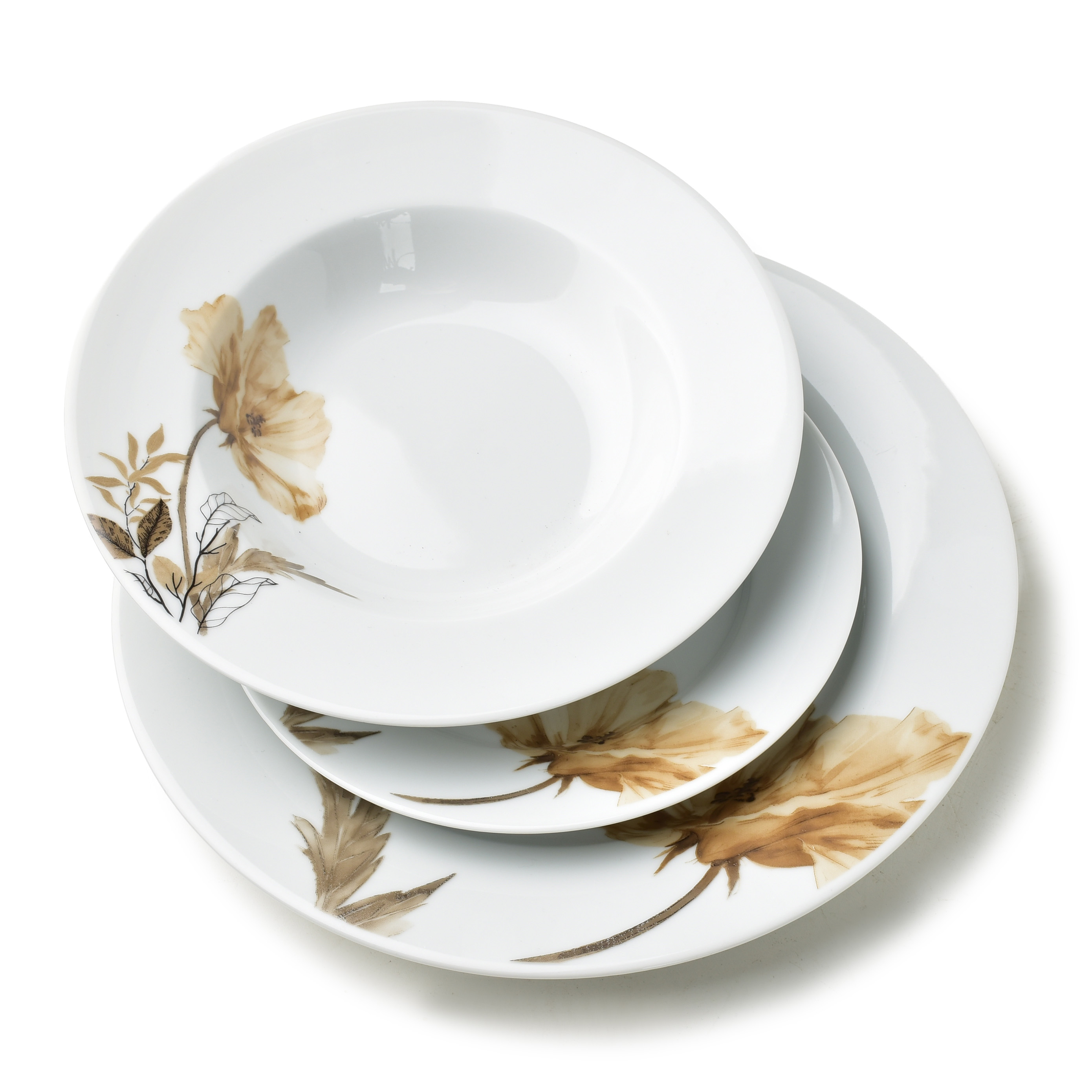 Astiasto posliini AFFEKDESIGN by MONDEX LEA BEIGE 27 cm beige 18 osaa