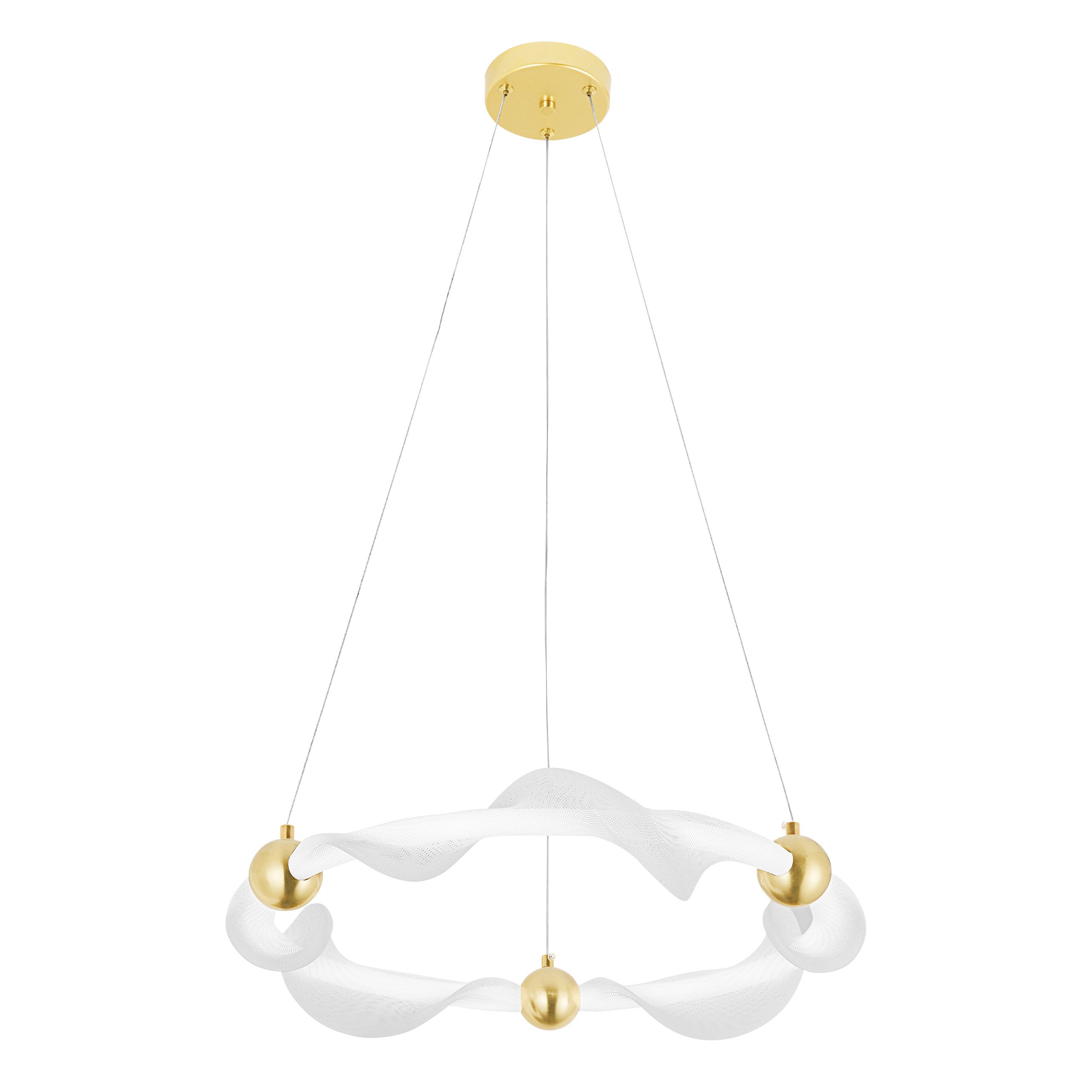 TOOLIGHT riippuva kattovalaisin LED G010-CP valkokulta, 45x45x95cm