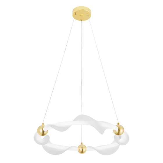 TOOLIGHT riippuva kattovalaisin LED G010-CP valkokulta, 45x45x95cm