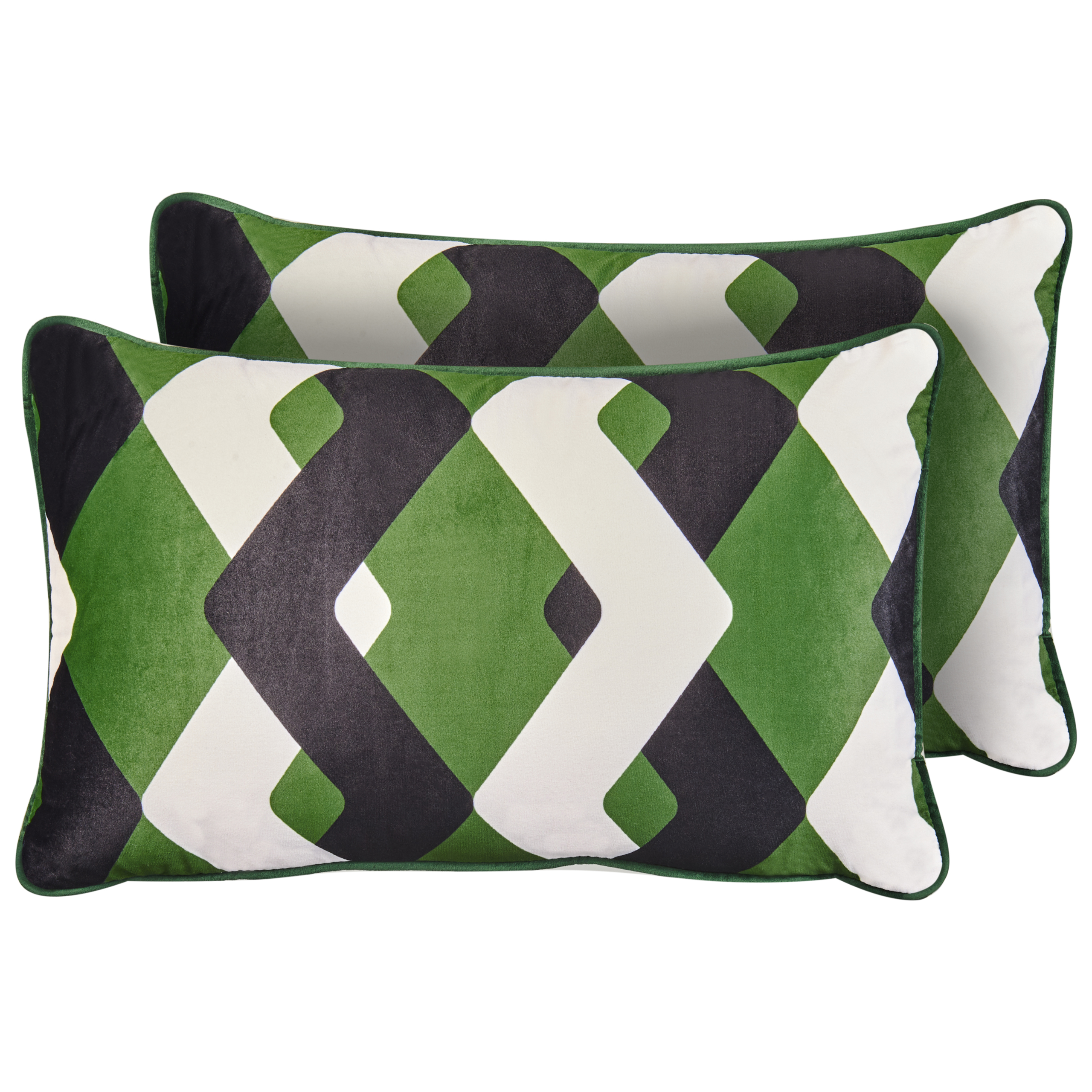 Ulkotyynysetti 2 kpl SWAY Geometrinen kuvio 30 x 50 cm Monivärinen