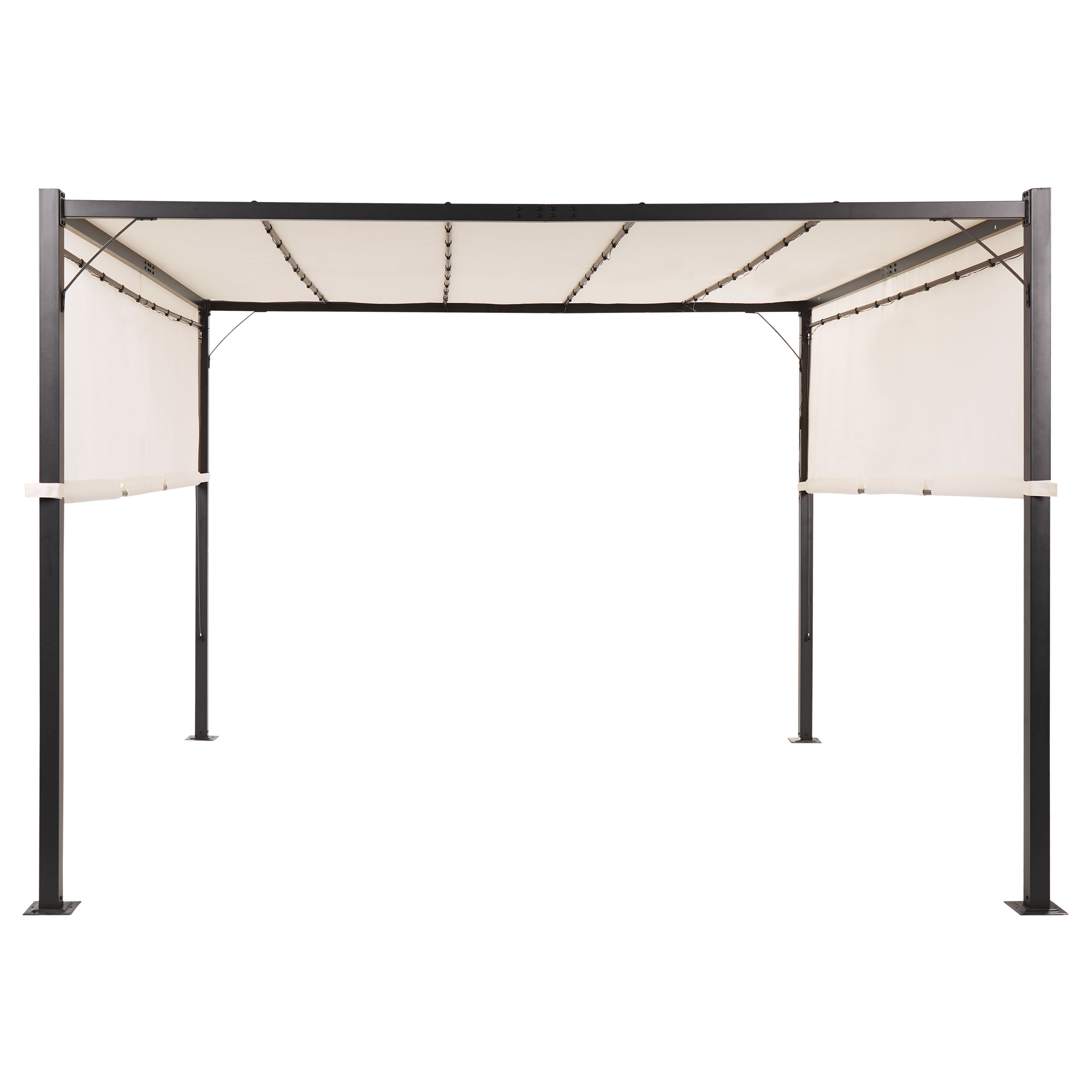 Paviljonki LED-valo PARGA metalli 310 cm 310 cm Beige