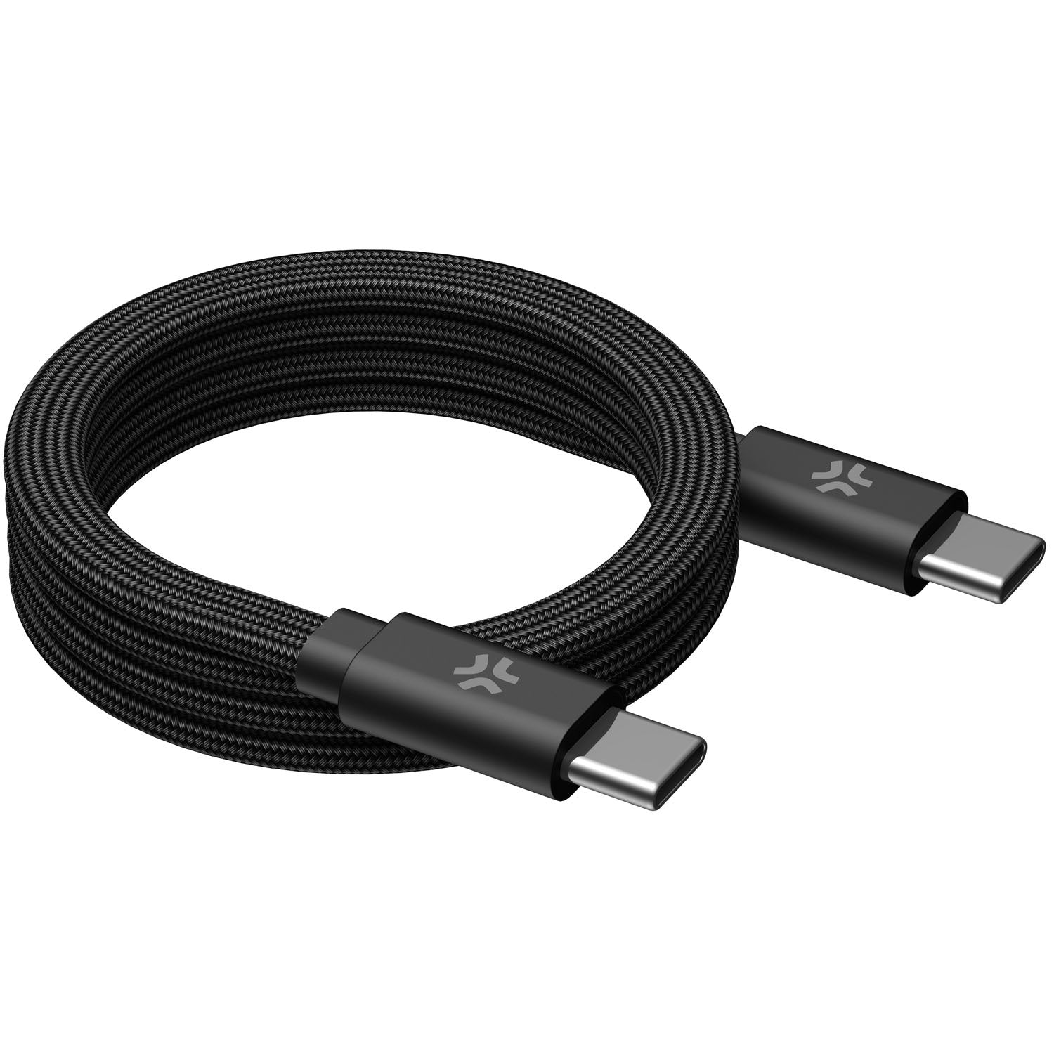 USB-C kaapeli magneettinen punottu 60 W lataukseen 1 m