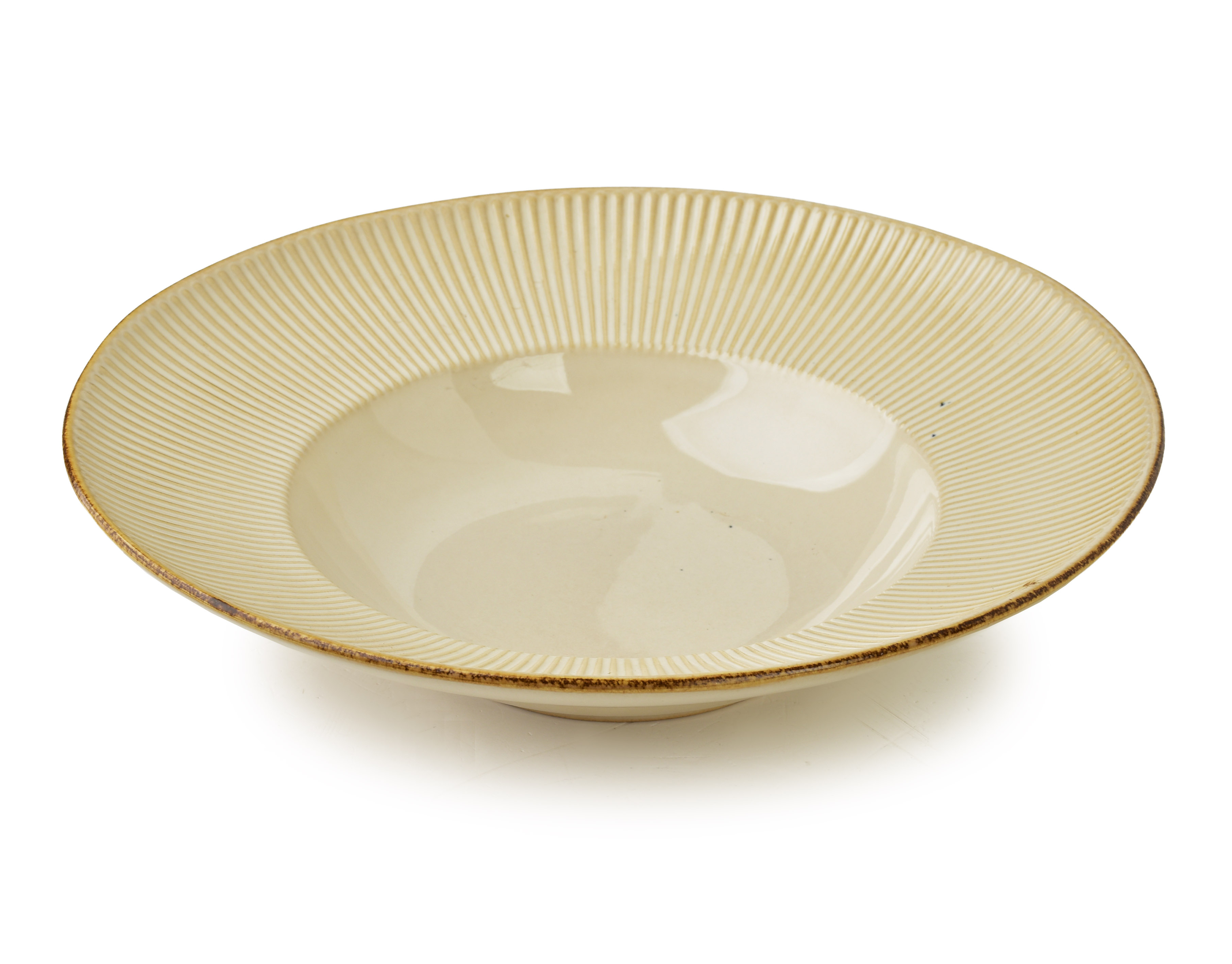 Pastalautanen keramiikka BASIC NATURE 30 cm luonnonsävy 1 kpl
