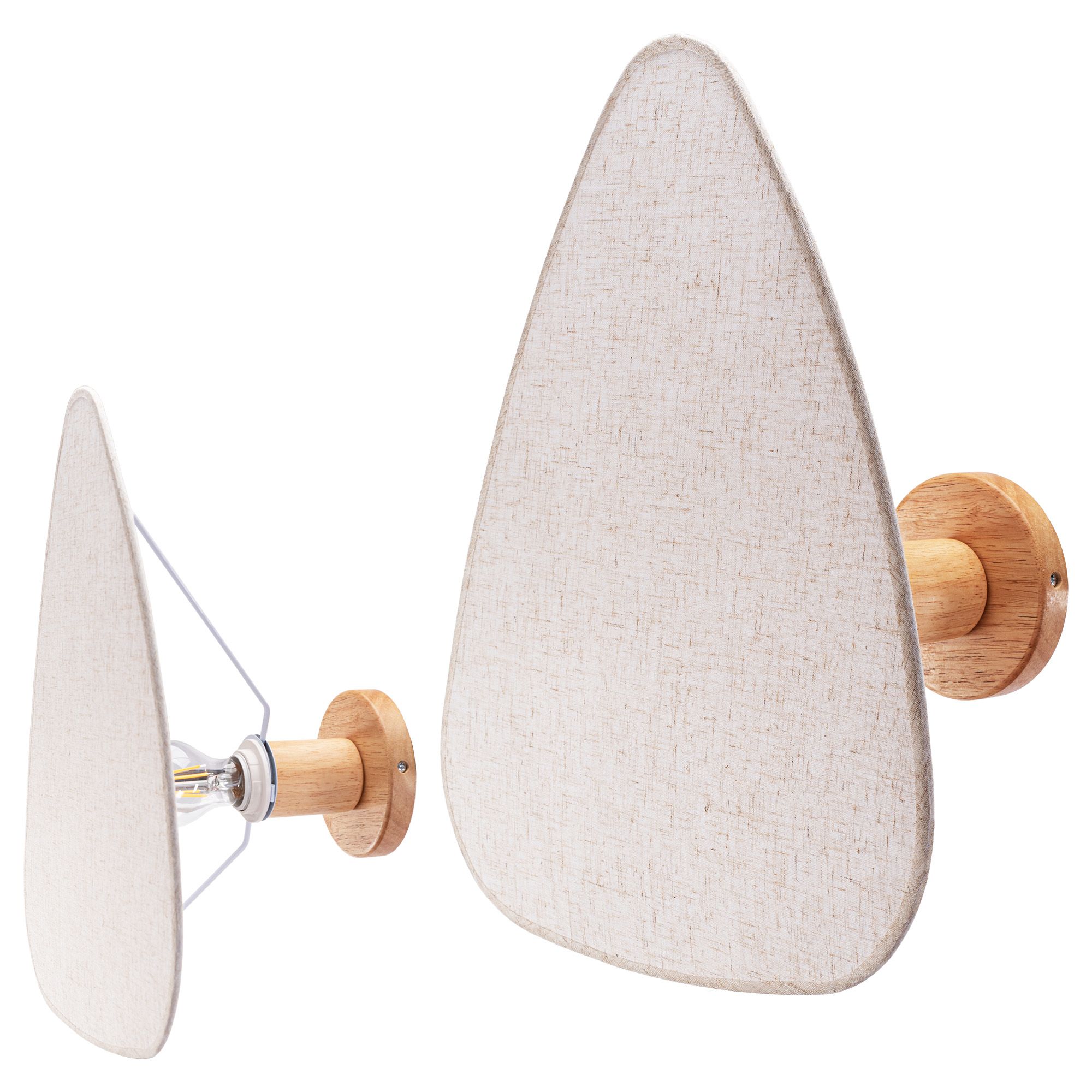 TOOLIGHT seinävalaisin APP1423-1W Beige, 21x36x44cm