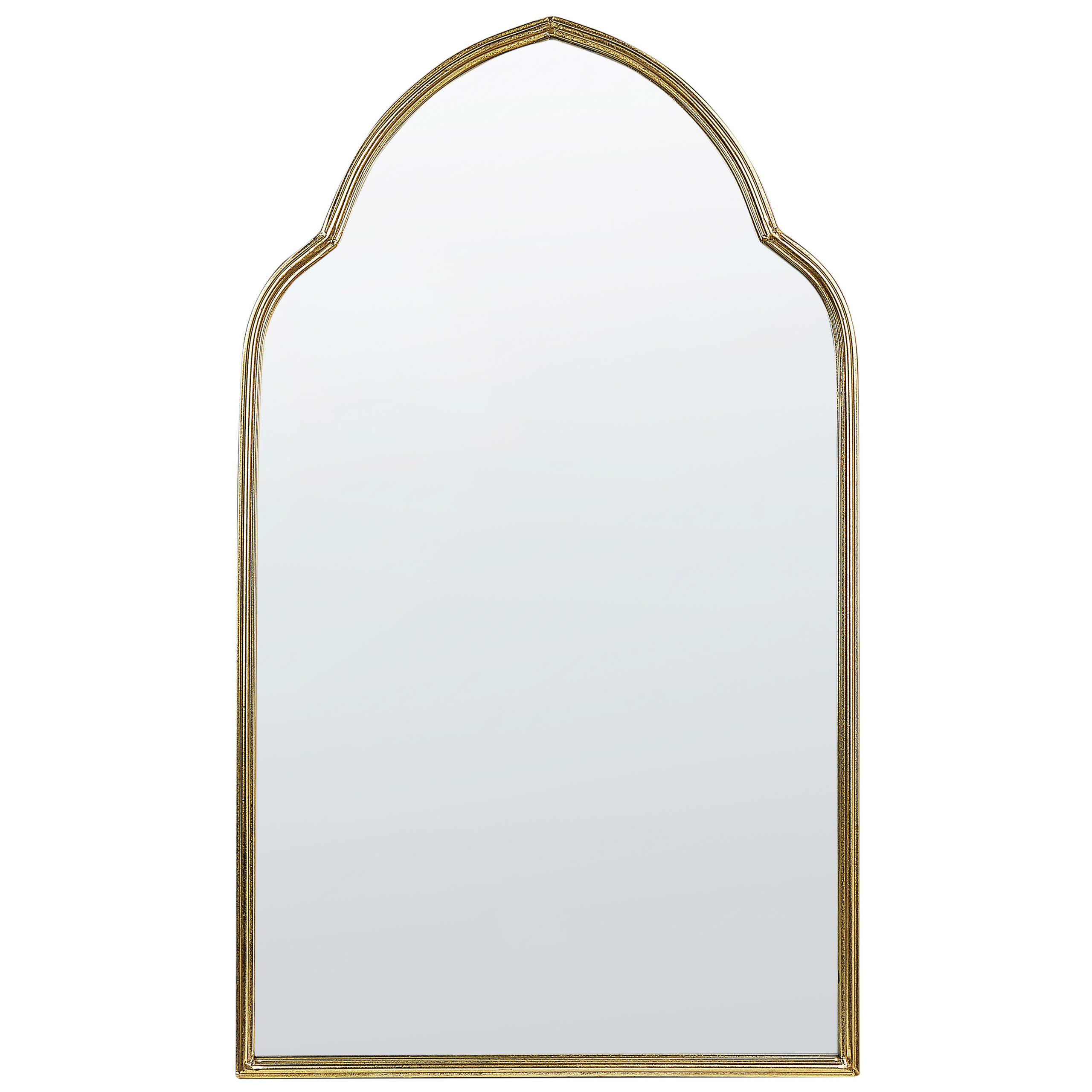 Seinäpeili ACONCHI 58 cm 100 cm Metalli Kulta