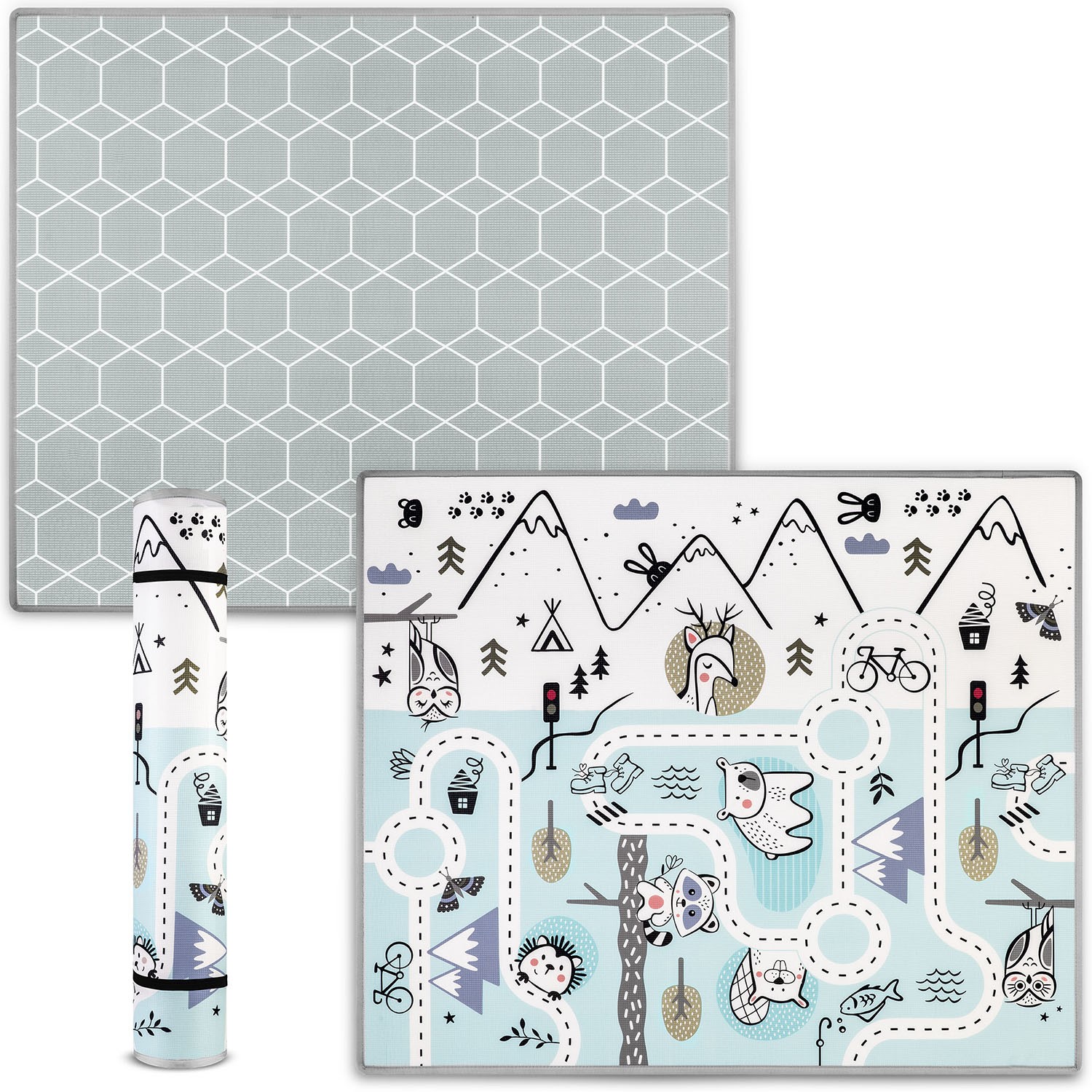 Opetusvaahtomuovimatto 180 x 150 x 1,5 cm Nukido NK-342