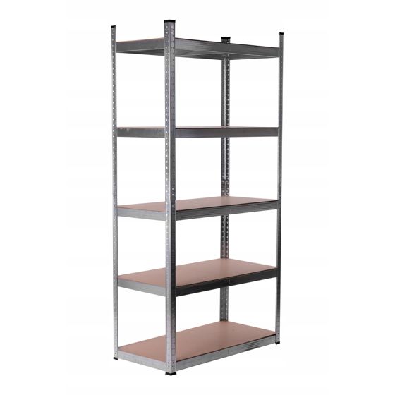 Metalli Varastohylly 180x90x40 cm – 5 hyllyä, sinkitty, käytännöllinen