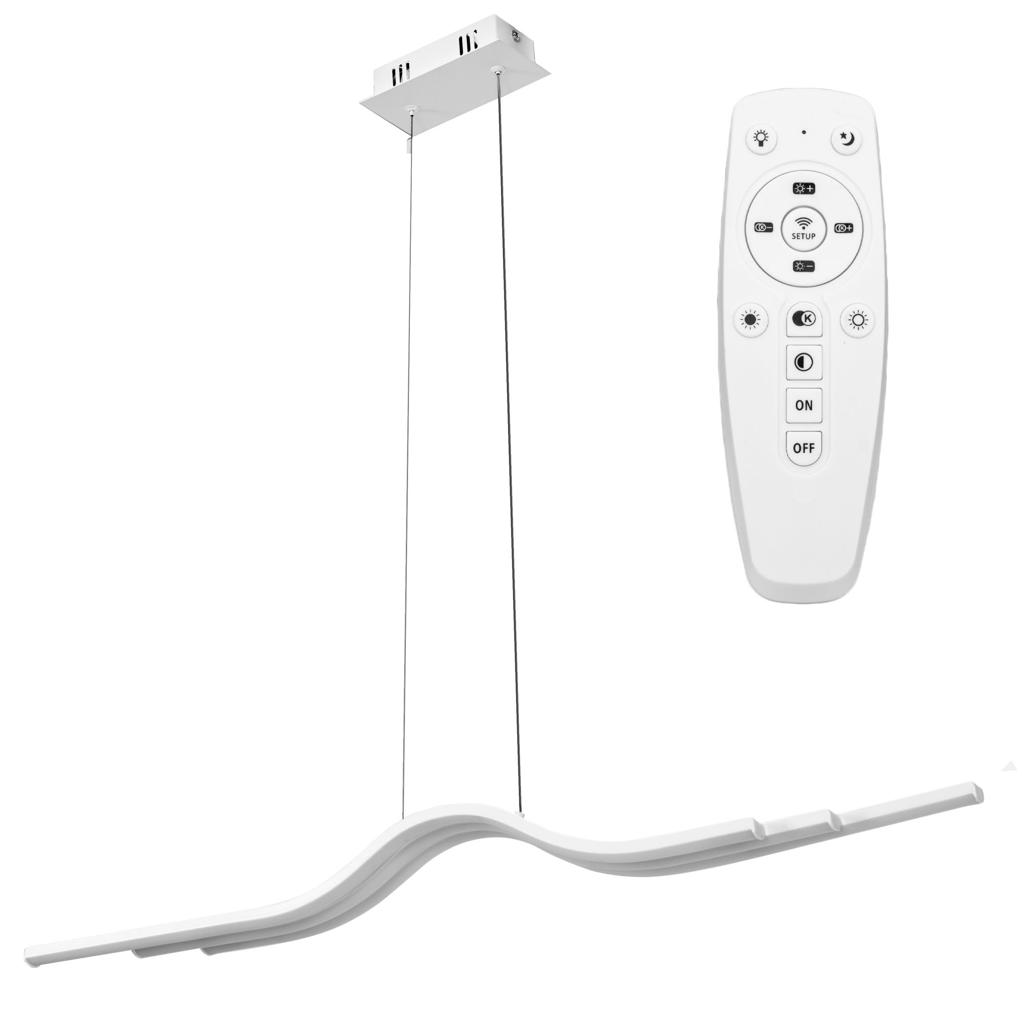 TOOLIGHT riippuva kattovalaisin LED APP807-CP valkoinen