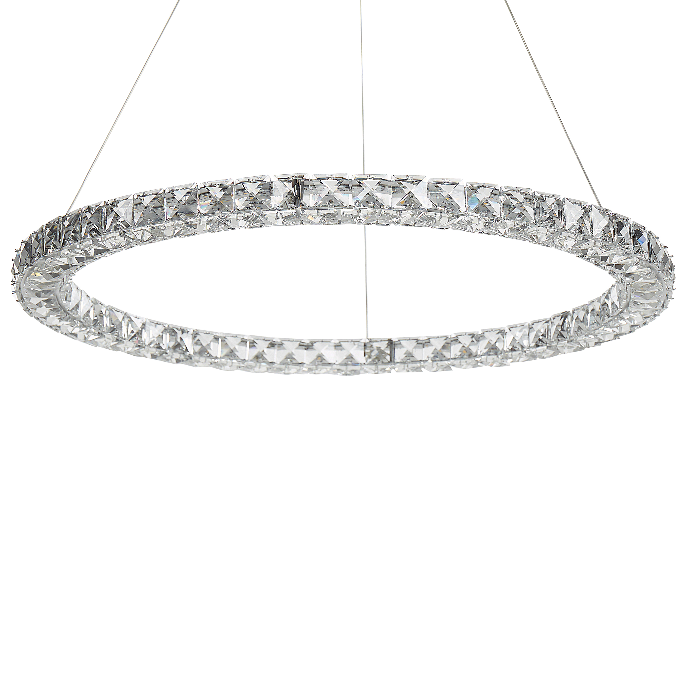 LED-riippuvalaisin MAGAT Kristalli Hopea
