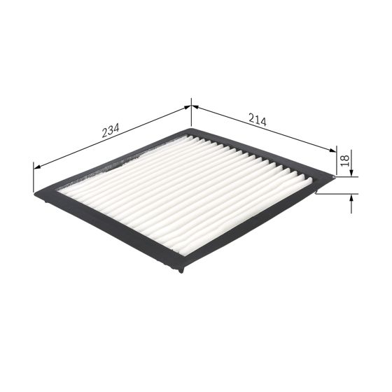 Bosch Ohjaamosuodatin 1987432263