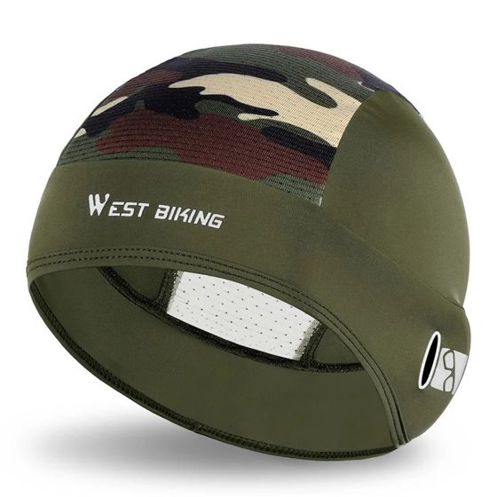 Kesäpäähine UV-suojalla, jäähdyttävä silkki, vihreä