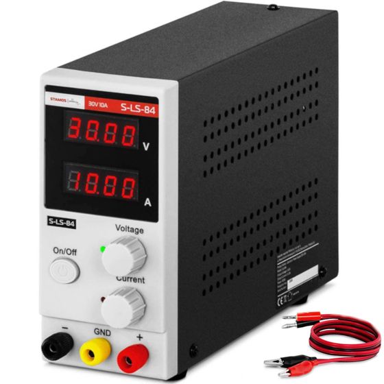 Laboratoriovirransyöttö 0-30 V 0-10 A 300 W