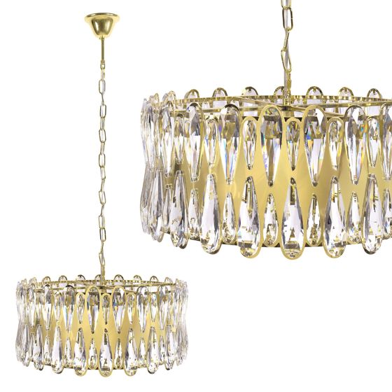 TOOLIGHT riippuva kattovalaisin APP1718-CP kulta, 50x50x60cm