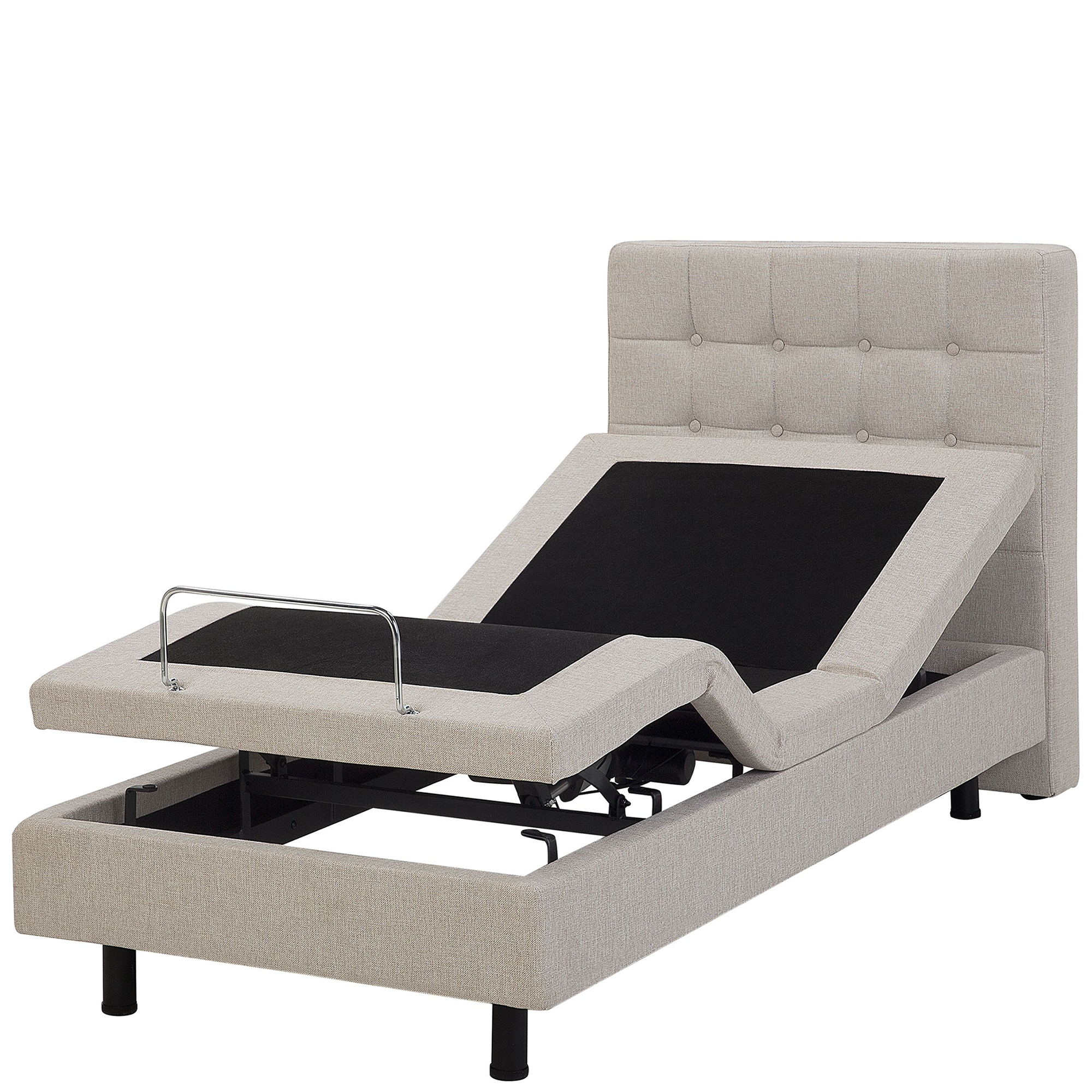 Sänky säädettävä ilman sängynpäätyä Kangas DUKE 90 x 200 cm Beige