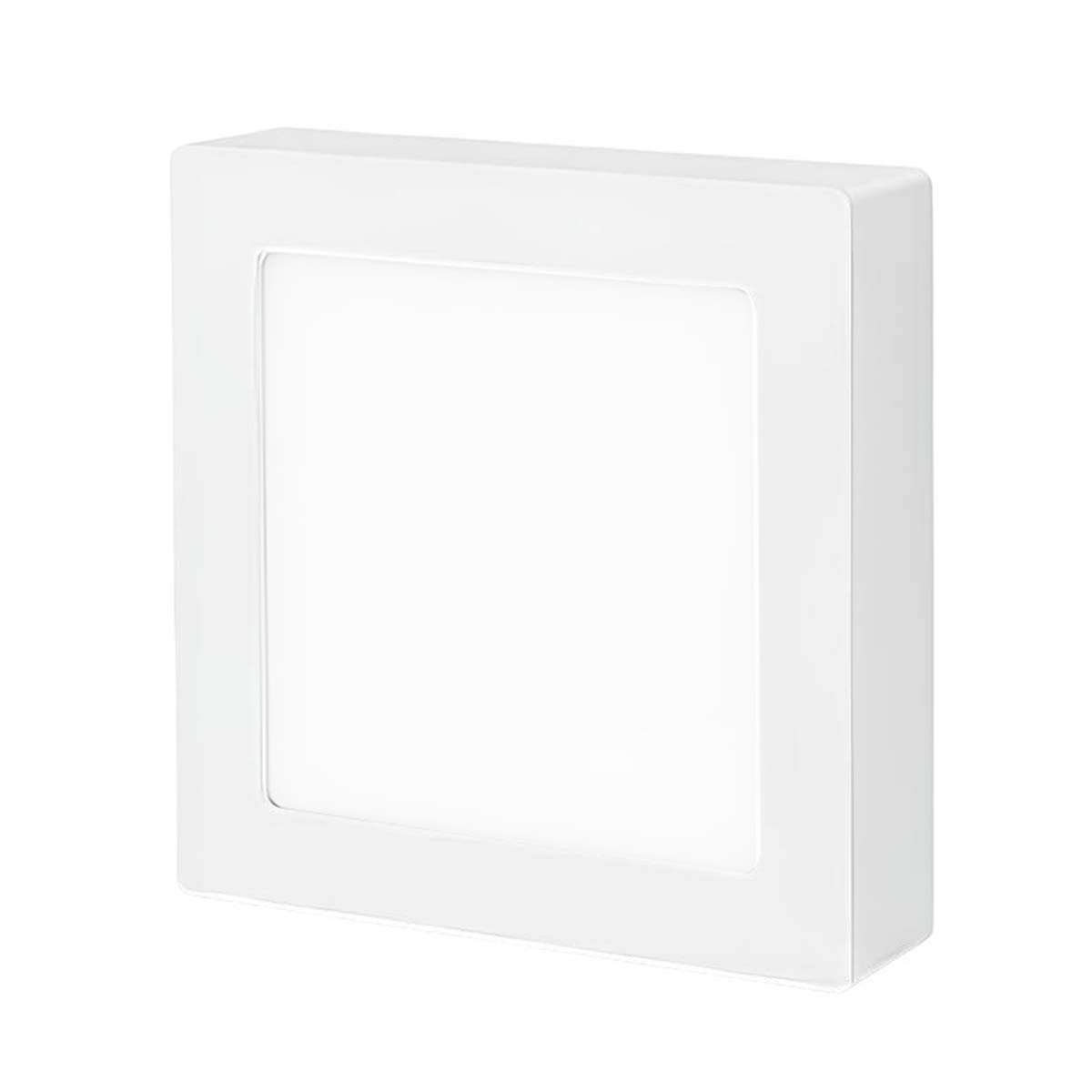 Neliö LED-valopaneeli 6W 117x117mm tasainen valaistus