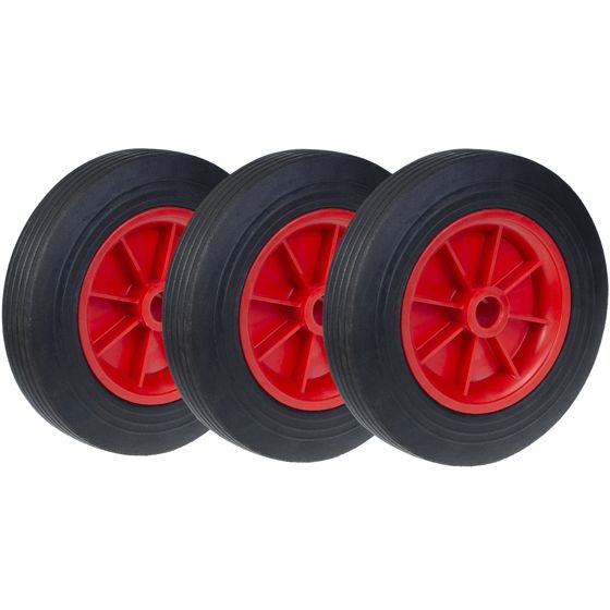 250mm 10" tuuman kumipyörä Power Washer Generator 1 tuuman reikä 250kgs (3 kpl)