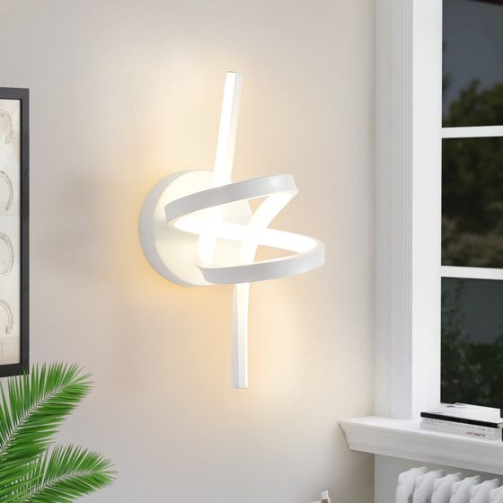 NETTLIFE LED - seinävalaisin musta sisäkäyttöön, 7W, lämmin Valkoinen, 3000K, moderni, portaikko, alumiini