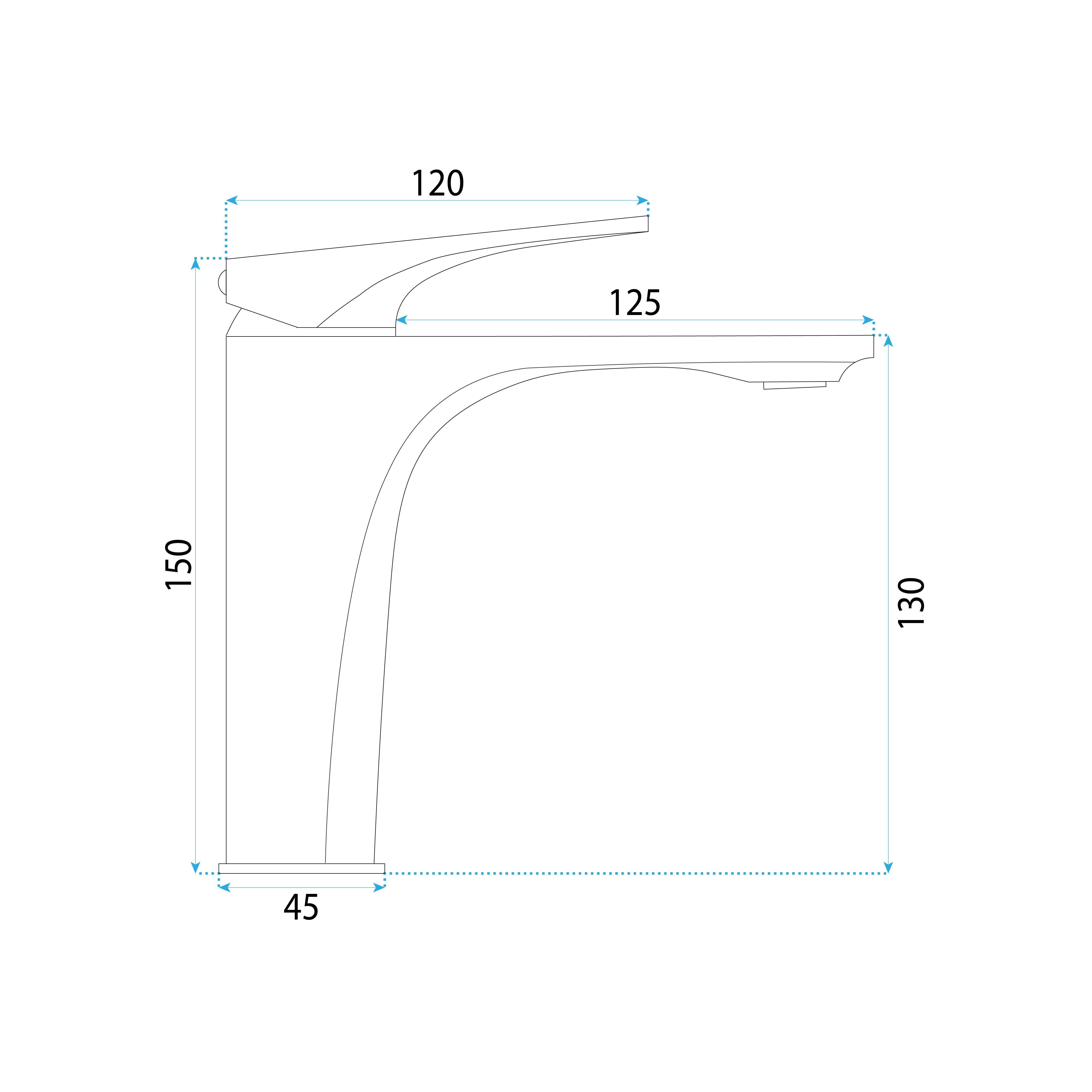 REA Premium pesuallashana Joe , Titaani, 12x4,5x16,5cm