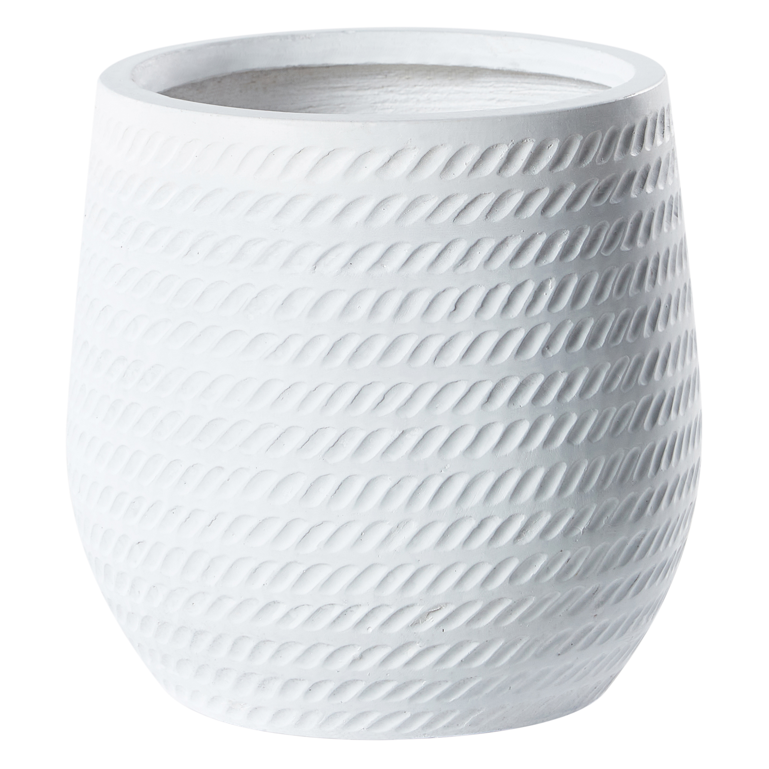 Kukkaruukku LIVADIA 27 cm Luonnonvalkoinen