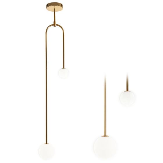 TOOLIGHT riippuva kattovalaisin APP964-2CP kulta, 10x10x135cm