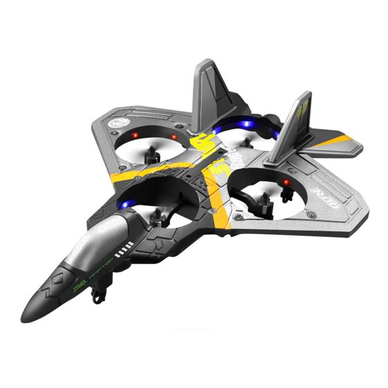 2, 4 GHz kauko-ohjattava lentokone, 360° käännös, Rafale-malli