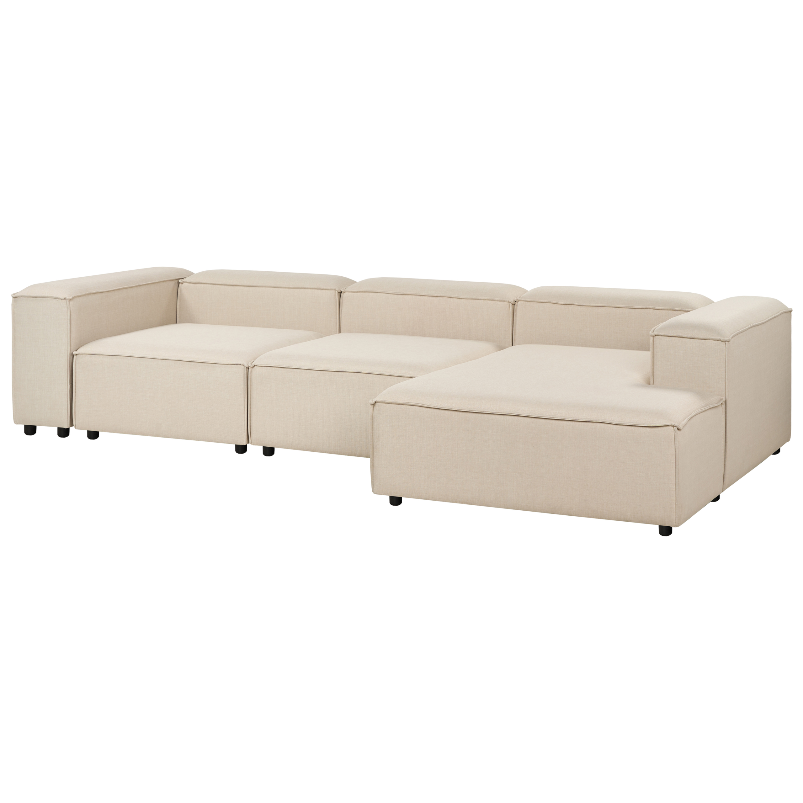Moduulikulmasohva 4-istuttava ARDAL kangas Beige Vasen