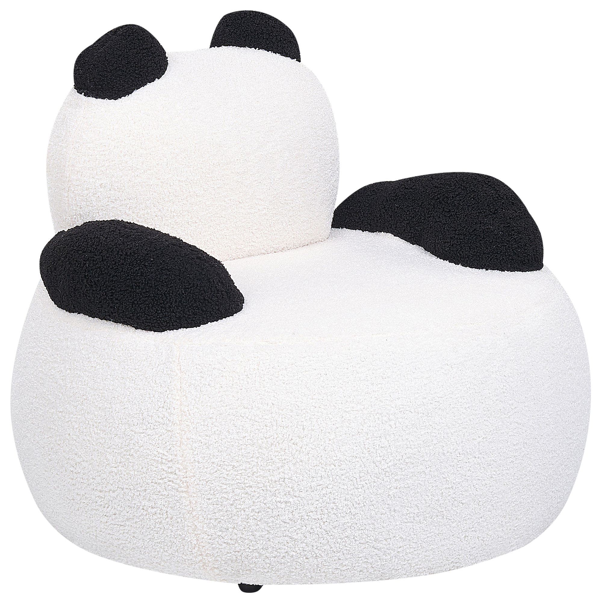 Lasten nojatuoli Panda VIBY Buklee Valkoinen