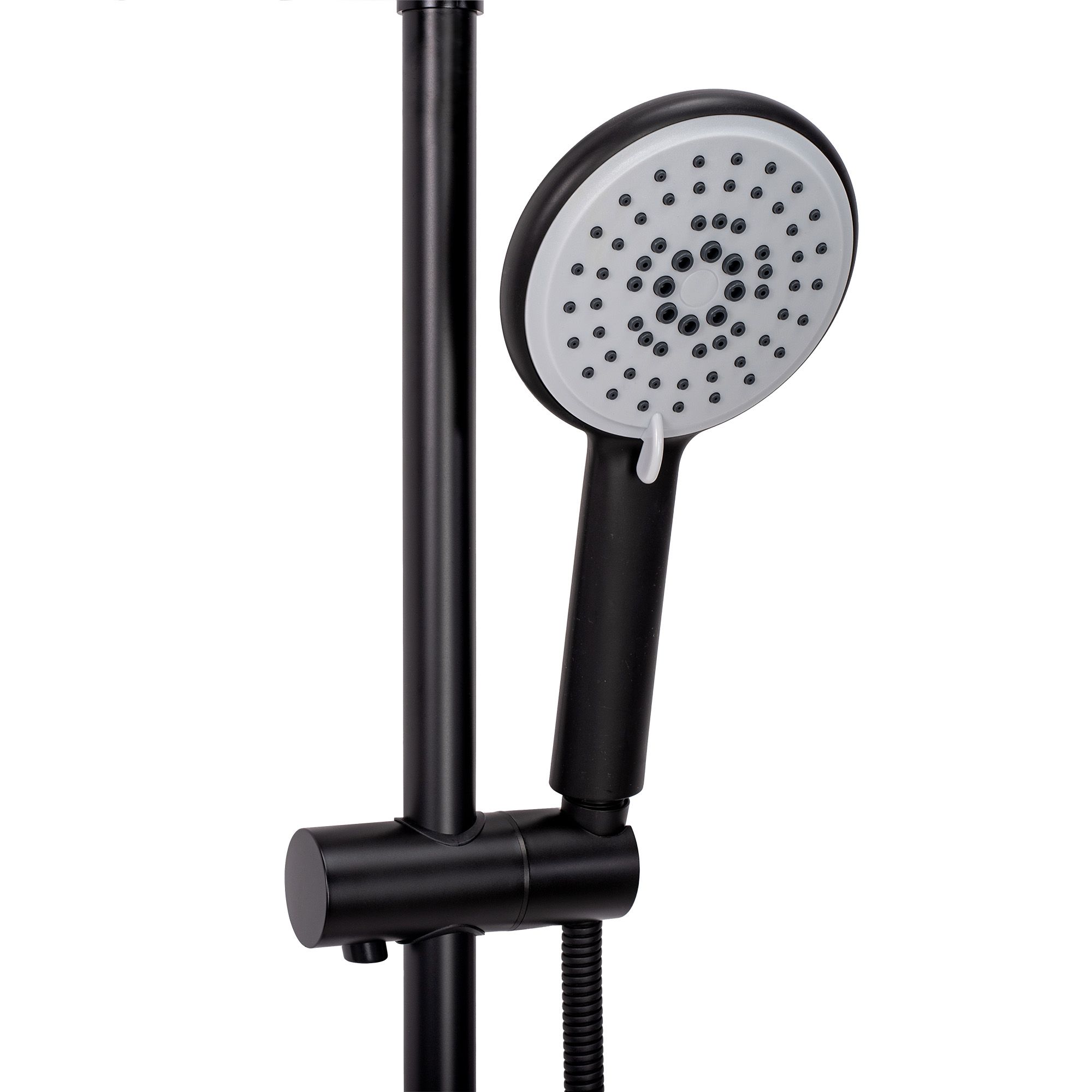 REA suihkusetti VERSO musta, 45, 5X22X143, 5CM