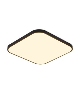 NETTLIFE LED - kattovalaisin, litteä, 27cm Keittiön, lamppu, musta, lämmin Valkoinen, 19W, neliönmuotoinen, makuuhuoneen Kylpyhuoneen, lamppu, IP44