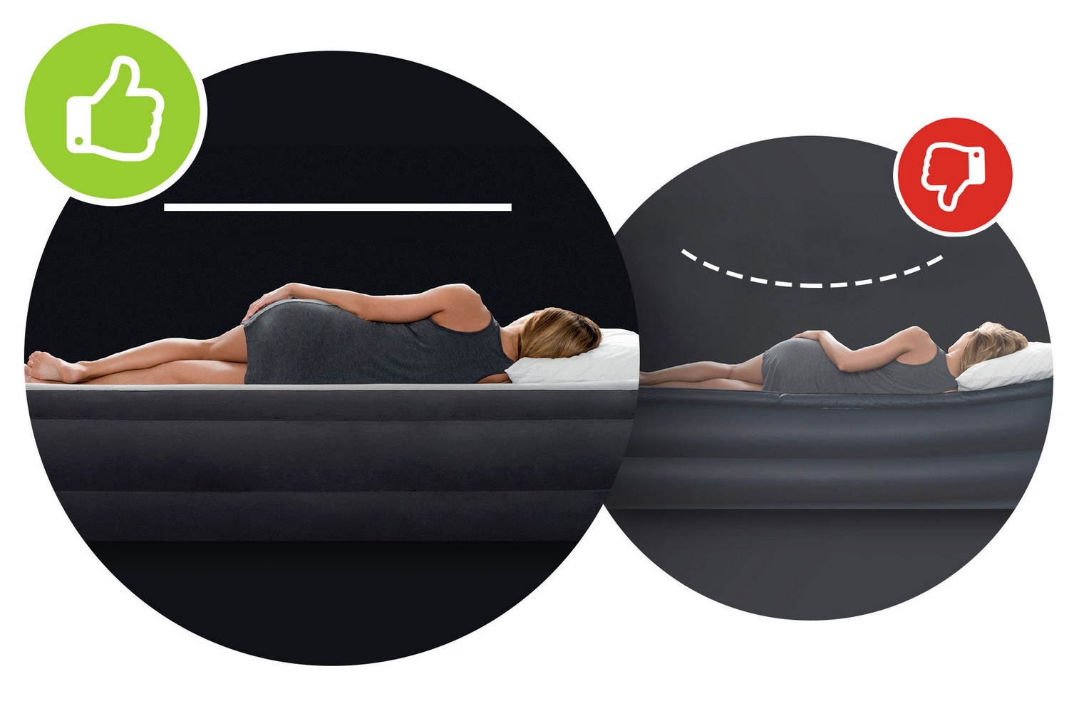 Ilmatäytteinen patja 191x76x25 cm, yhden hengen INTEX 64756