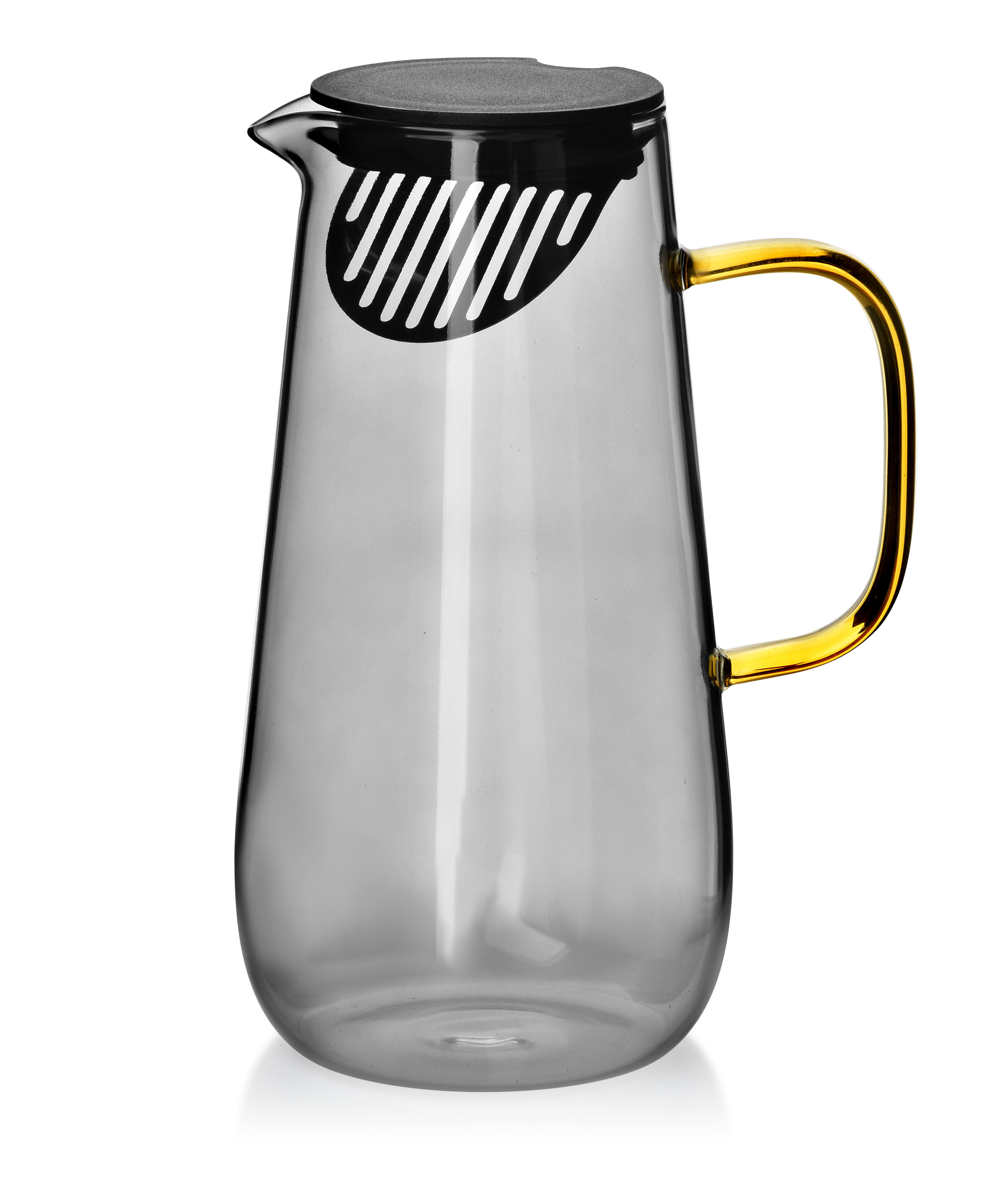 Juomakannu borosilikaattilasi Affekdesign PETER 1,5 l harmaa 1 kpl