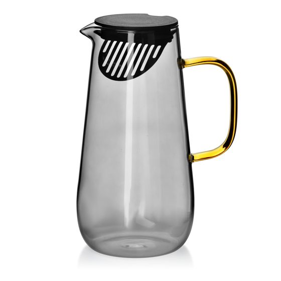 Juomakannu borosilikaattilasi Affekdesign PETER 1,5 l harmaa 1 kpl