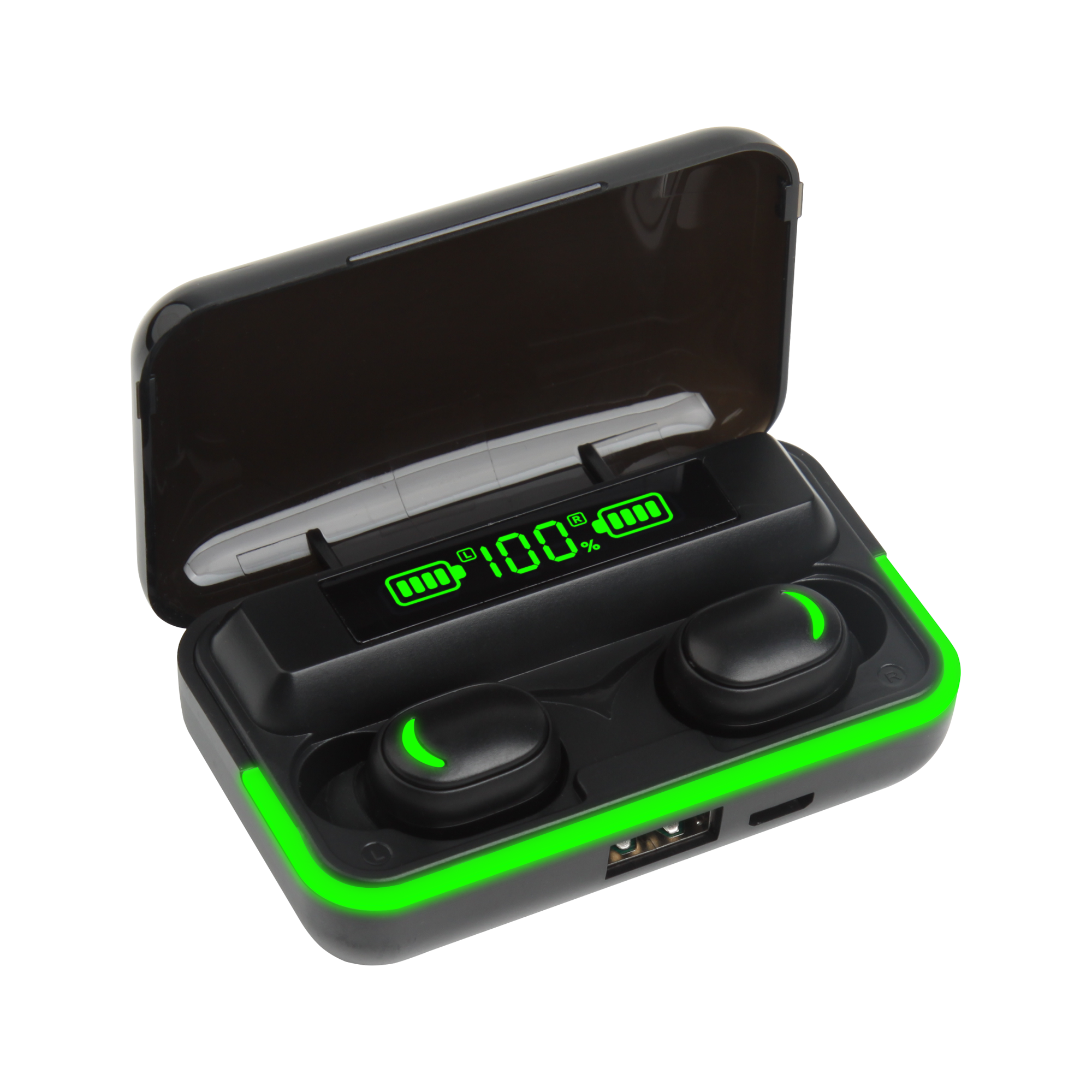 Rebel SN-E10 Bluetooth 5.0 LED Langattomat Nappikuulokkeet