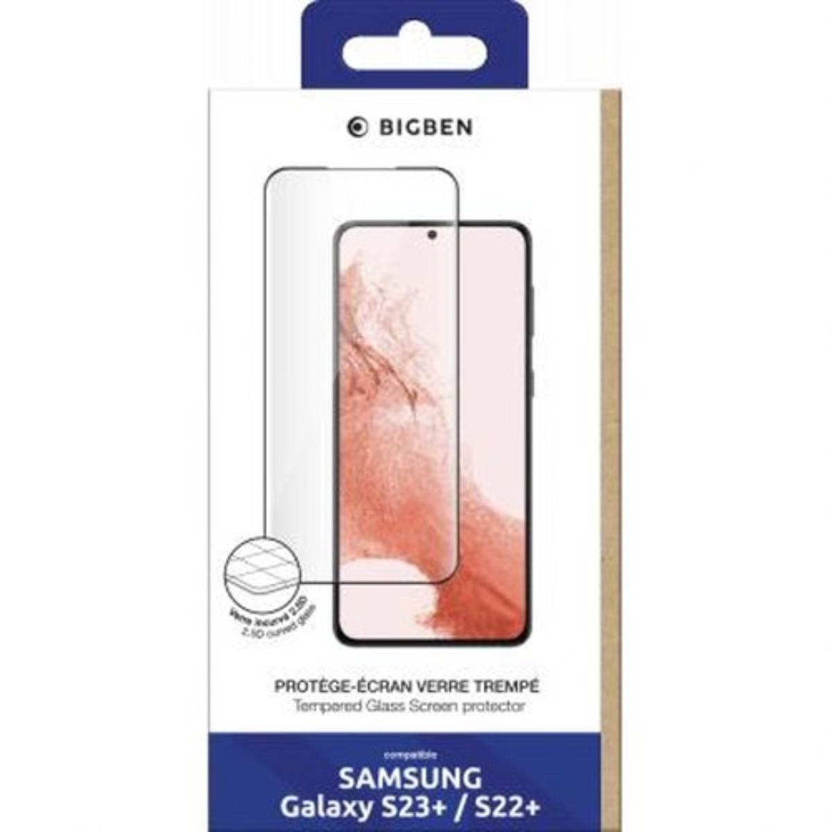 Näytönsuoja Samsung Galaxy S23 Plus Karkaistua Lasia 2.5D Naarmuuntumaton