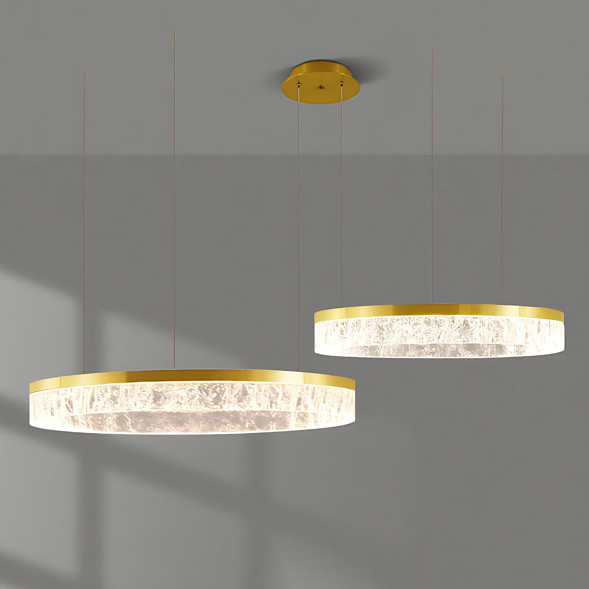 TOOLIGHT riippuvalaisin LHJ048-CP2 kulta, 60X60X110CM