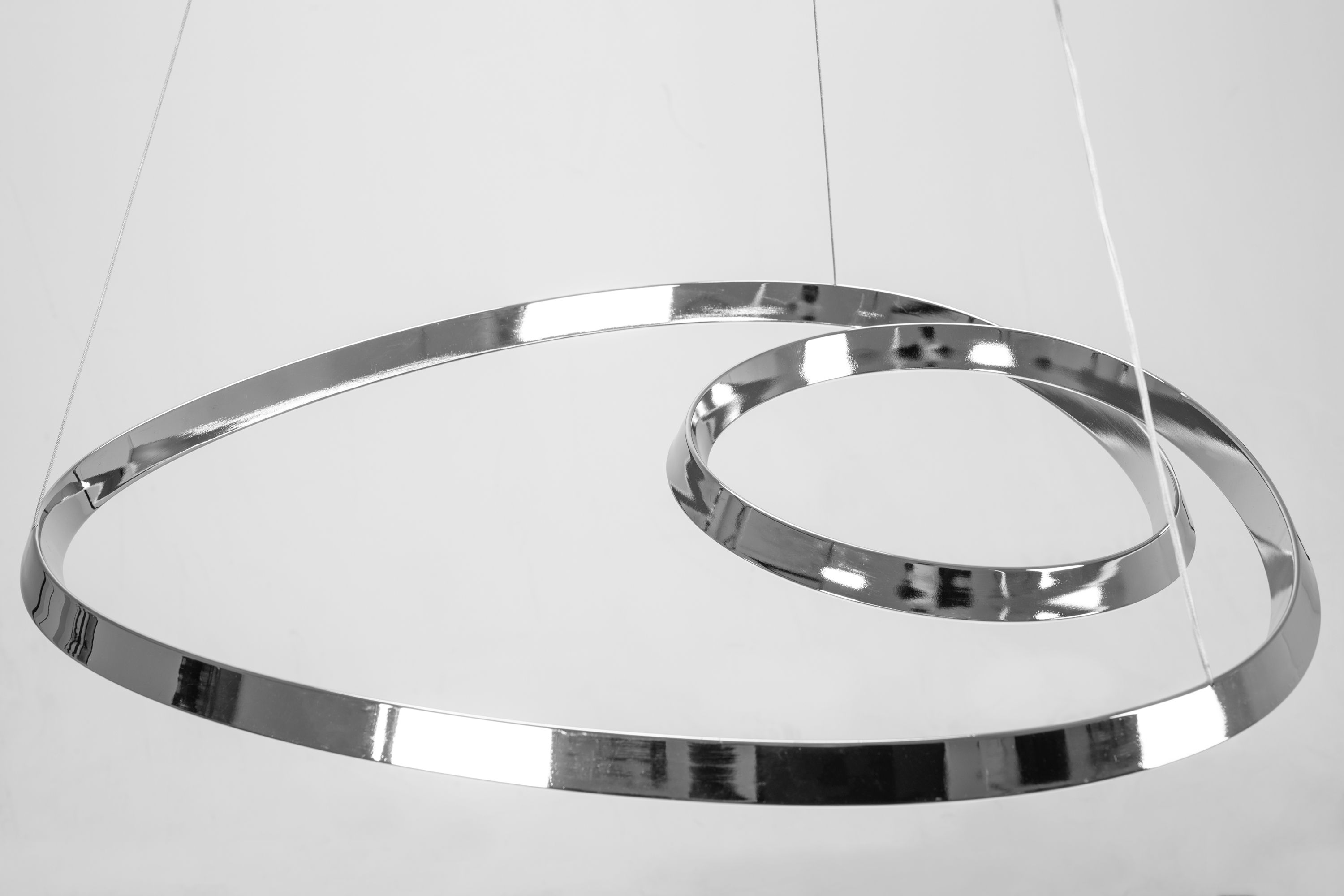 TOOLIGHT riippuvalaisin LED APP798-CP LOOP kromi, 63X61, 5X75CM