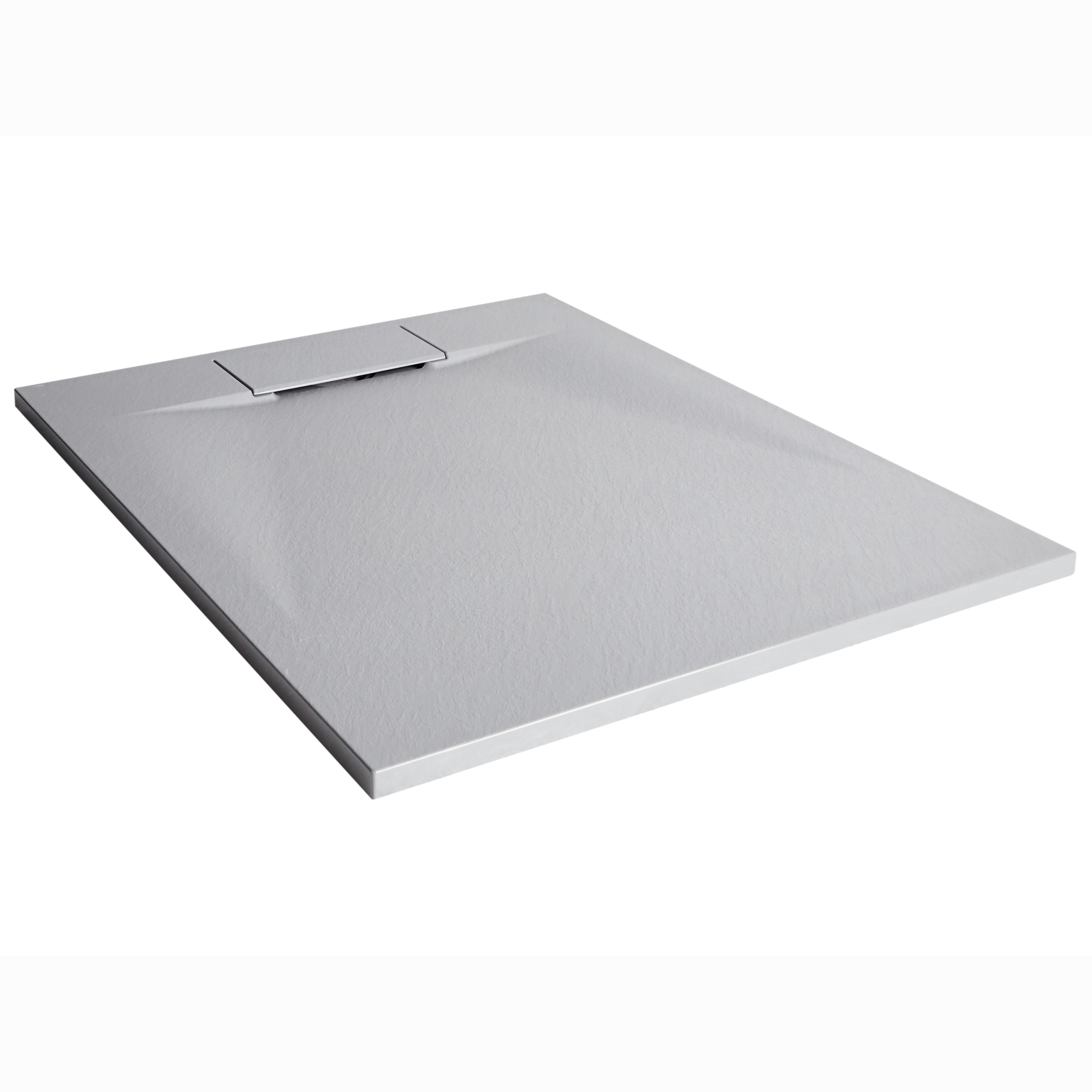Suihkuallas AZZURRO 80 x 100 x 3 cm Harmaa