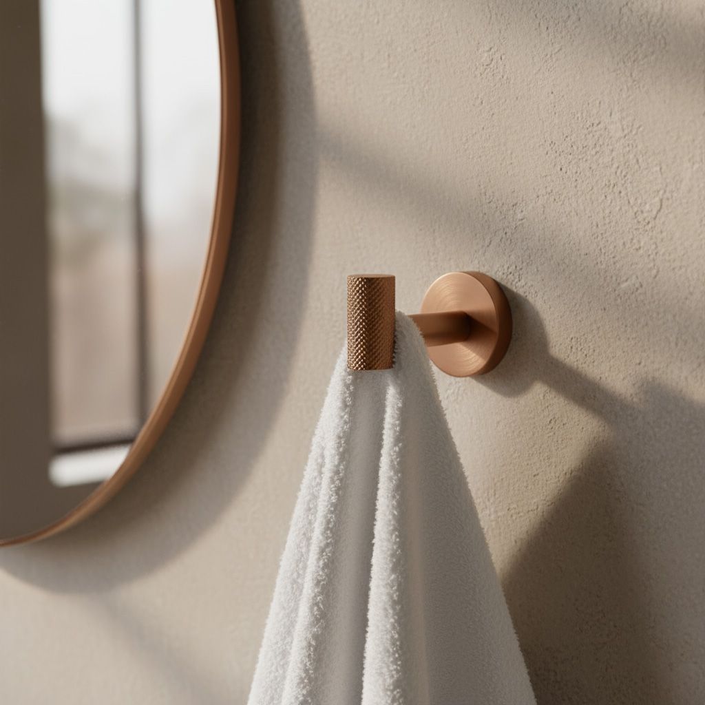 REA kylpyhuoneteline 5705 GALO harjattu kupari, 5X7X5,5CM