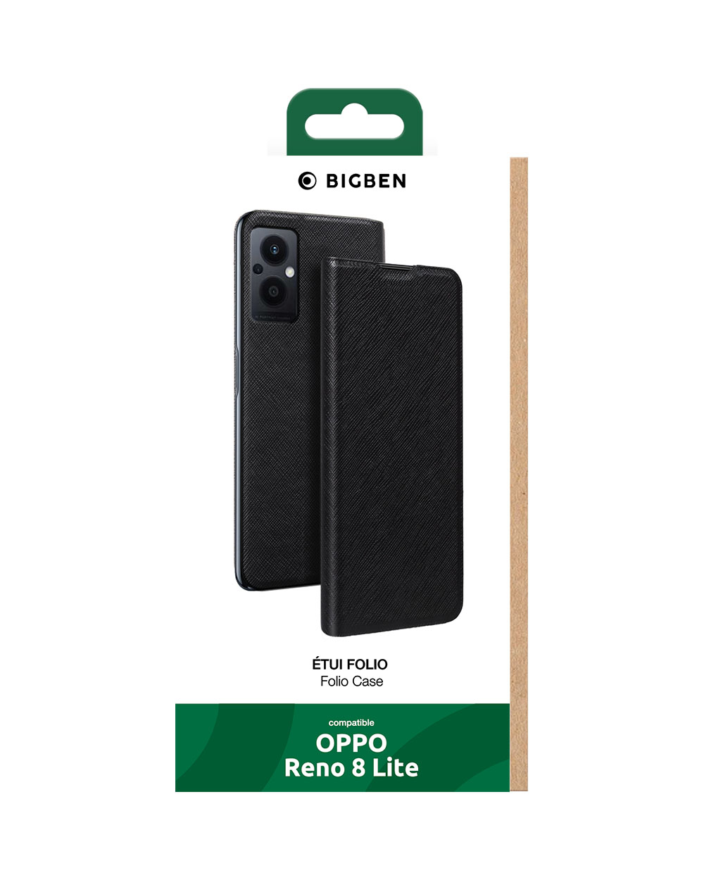 Kotelo Folio Oppo Reno 8 Lite Tuki Korttipaikat