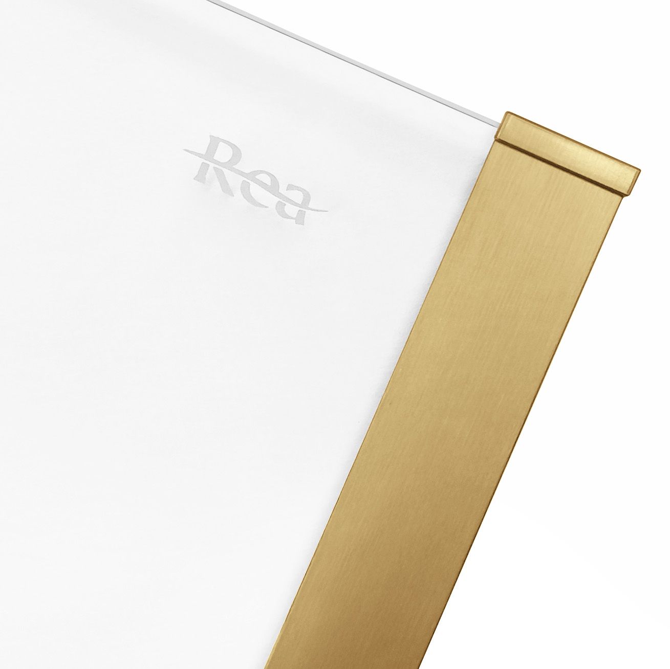 REA Suihkukaappi SOLAR 90X90 harjattu kulta, 90X88, 5X195CM